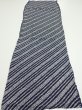 Photo4: 3M03z70  Japanese Kimono Silk SHIBORI FABRIC  Dark navy 47.2x14.6 (4)