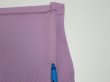 Photo7: 3M03z100  Japanese Kimono Silk  FABRIC Crane Purple-Pink 69.3x14.8 (7)