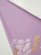 Photo1: 3M07z50  Japanese Kimono Silk  FABRIC Pine Purple-Pink 64.6x7.5 (1)