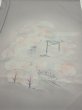 Photo1: 3M01z60  Japanese Kimono Silk  FABRIC Garden Gray 42.5x15.0 (1)
