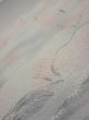 Photo4: 3M04z90  Japanese Kimono Silk  FABRIC Garden Gray 69.3x15.0 (4)