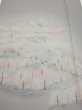 Photo1: 3M05z90  Japanese Kimono Silk  FABRIC Garden Gray 69.3x15.0 (1)