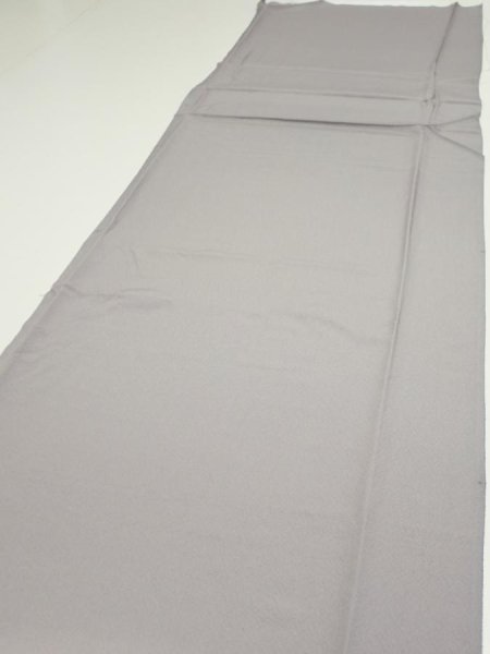 Photo4: 3M05z90  Japanese Kimono Silk  FABRIC Garden Gray 69.3x15.0 (4)