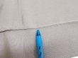Photo6: 3M05z90  Japanese Kimono Silk  FABRIC Garden Gray 69.3x15.0 (6)