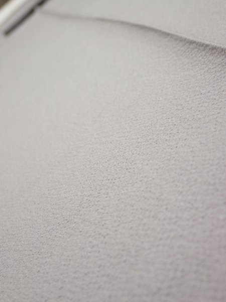 Photo4: 3M09z50  Japanese Kimono Silk  FABRIC  Gray 83.9x7.1 (4)