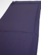 Photo4: 3M01z60  Japanese Kimono Silk  FABRIC  Dark purple 40.9x14.6 (4)