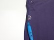 Photo6: 3M05z90  Japanese Kimono Silk  FABRIC  Dark purple 69.3x14.6 (6)