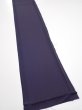 Photo2: 3M08z40  Japanese Kimono Silk  FABRIC  Dark purple 58.3x7.5 (2)