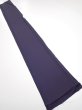 Photo5: 3M08z40  Japanese Kimono Silk  FABRIC  Dark purple 58.3x7.5 (5)