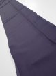 Photo1: 3M09z60  Japanese Kimono Silk  FABRIC  Dark purple 90.6x6.9 (1)