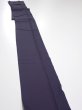 Photo3: 3M09z60  Japanese Kimono Silk  FABRIC  Dark purple 90.6x6.9 (3)
