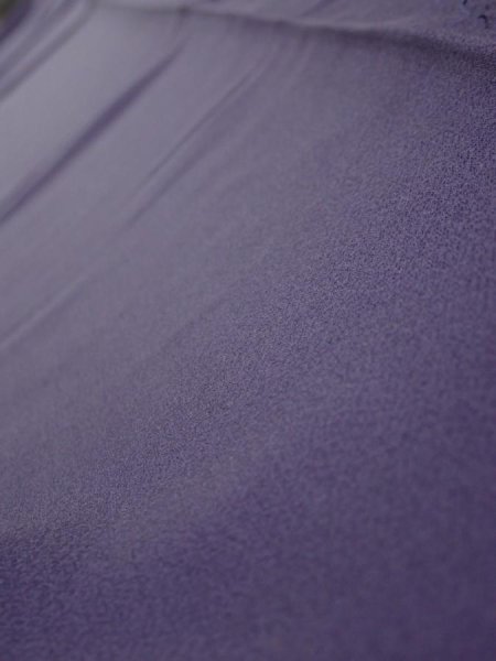 Photo5: 3M09z60  Japanese Kimono Silk  FABRIC  Dark purple 90.6x6.9 (5)