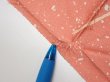 Photo6: 3M02z60  Japanese Kimono Silk  FABRIC Plum branch Coral pink 48.0x14.4 (6)