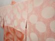 Photo7: 6716T02z560 Vintage Japanese Kimono Silk HAORI  Coral pink (7)