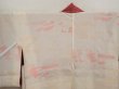Photo8: 6716T05z430 Vintage Japanese Kimono Silk SHIBORI HAORI Plain Dark red (8)