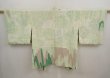 Photo6: 6716T10z530 Vintage Japanese Kimono Silk HAORI  Light green (6)