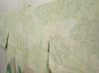Photo7: 6716T10z530 Vintage Japanese Kimono Silk HAORI  Light green (7)
