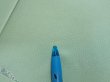 Photo6: 2J04z90  Japanese Kimono Silk  FABRIC Scenery Light blue-green 67.7x15.0 (6)