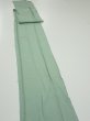 Photo4: 2J07z60  Japanese Kimono Silk  FABRIC Scenery Light blue-green 87.4x7.1 (4)