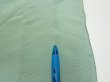 Photo7: 2J07z60  Japanese Kimono Silk  FABRIC Scenery Light blue-green 87.4x7.1 (7)
