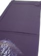 Photo3: 2J02z50  Japanese Kimono Silk  FABRIC Scenery Dark purple 41.7x14.8 (3)