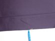 Photo7: 2J03z90  Japanese Kimono Silk  FABRIC  Dark purple 69.3x14.8 (7)