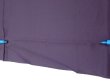 Photo7: 2J05z80  Japanese Kimono Silk  FABRIC Scenery Dark purple 68.5x14.8 (7)