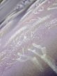 Photo4: 2J06z80  Japanese Kimono Silk  FABRIC Scenery Dark purple 68.9x14.8 (4)