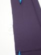 Photo6: 2J07z40  Japanese Kimono Silk  FABRIC Scenery Dark purple 65.4x7.3 (6)