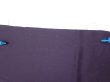 Photo6: 2J08z40  Japanese Kimono Silk  FABRIC  Dark purple 65.7x7.3 (6)
