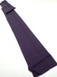Photo5: 2J09z50  Japanese Kimono Silk  FABRIC  Dark purple 81.9x7.3 (5)