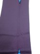 Photo6: 2J09z50  Japanese Kimono Silk  FABRIC  Dark purple 81.9x7.3 (6)