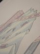 Photo3: 2J04z90  Japanese Kimono Silk  FABRIC  Light peach 63.0x14.6 (3)