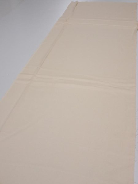 Photo4: 2J04z90  Japanese Kimono Silk  FABRIC  Light peach 63.0x14.6 (4)