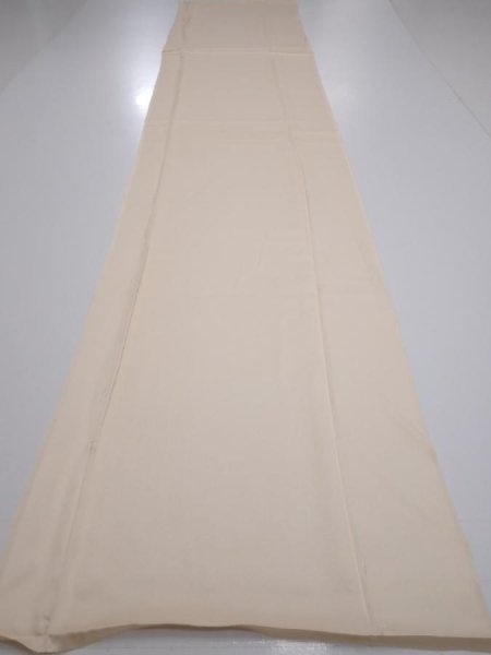 Photo3: 2J05z90  Japanese Kimono Silk  FABRIC  Light peach 69.7x14.4 (3)