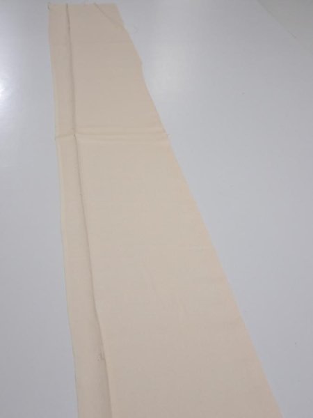 Photo3: 2J06z50  Japanese Kimono Silk  FABRIC  Light peach 63.8x7.5 (3)