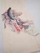 Photo2: 2J03z90  Japanese Kimono Silk  FABRIC Princess Light peach 70.1x14.4 (2)