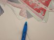 Photo6: 2J03z90  Japanese Kimono Silk  FABRIC Princess Light peach 70.1x14.4 (6)