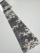 Photo5: 1W08z60  Japanese Kimono Silk  FABRIC Flower Black 79.1x7.3 (5)