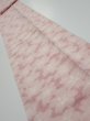 Photo1: 1W09z60  Japanese Kimono Silk TSUMUGI FABRIC Sakura Pink 81.9x7.1 (1)