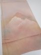 Photo2: 2C02z60  Japanese Kimono Silk  FABRIC Mountain Ash pink 46.5x14.4 (2)