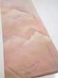 Photo2: 2C03z80  Japanese Kimono Silk  FABRIC Mountain Ash pink 67.3x14.4 (2)