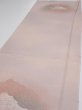 Photo3: 2C03z80  Japanese Kimono Silk  FABRIC Mountain Ash pink 67.3x14.4 (3)