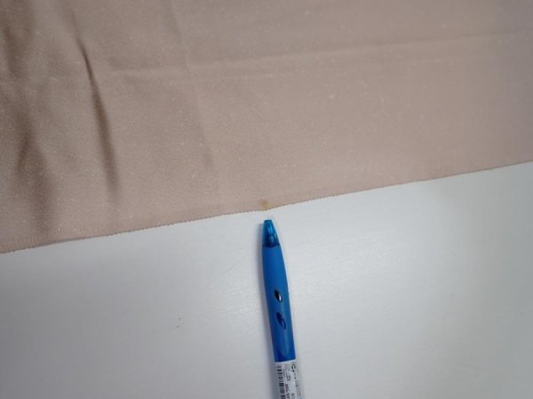 Photo6: 2C04z90  Japanese Kimono Silk  FABRIC  Ash pink 67.7x14.4 (6)