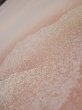 Photo4: 2C05z90  Japanese Kimono Silk  FABRIC Mountain Ash pink 66.9x14.4 (4)