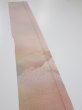 Photo3: 2C07z40  Japanese Kimono Silk  FABRIC Mountain Ash pink 61.4x7.1 (3)
