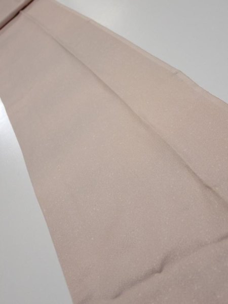 Photo1: 2C09z60  Japanese Kimono Silk  FABRIC  Ash pink 87.4x7.1 (1)