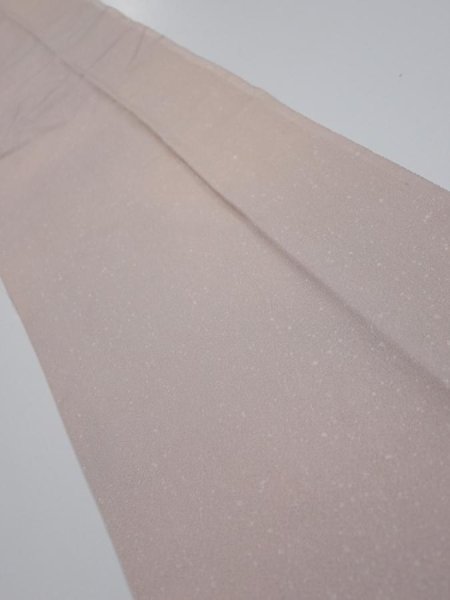 Photo2: 2C10z30  Japanese Kimono Silk  FABRIC  Ash pink 36.2x7.1 (2)
