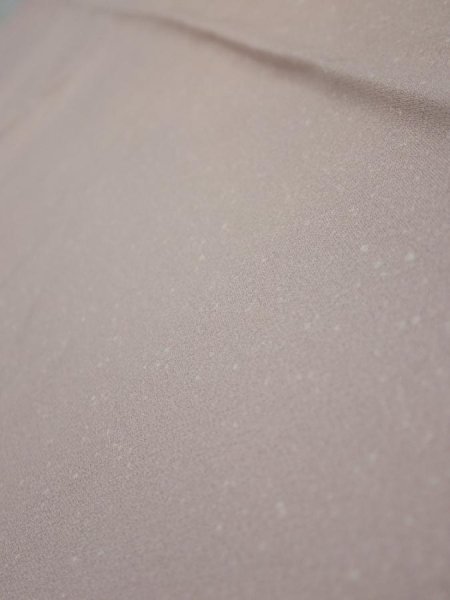 Photo5: 2C10z30  Japanese Kimono Silk  FABRIC  Ash pink 36.2x7.1 (5)