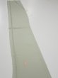Photo3: 2C07z40  Japanese Kimono Silk  FABRIC Scenery Sage green 63.0x7.3 (3)